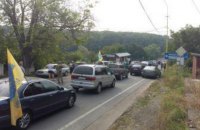Автомобили с иностранной регистрацией заблокировали пункт пропуска "Ужгород"