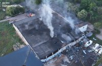 На Одещині внаслідок атаки безпілотників зруйноване відділення Нової Пошти