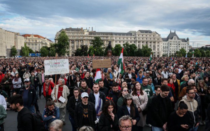 У Будапешті пройшла акція протесту через законопроєкт проти громадських організацій і незалежних медіа