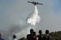 У Греції через лісові пожежі евакуйовуть цілі села