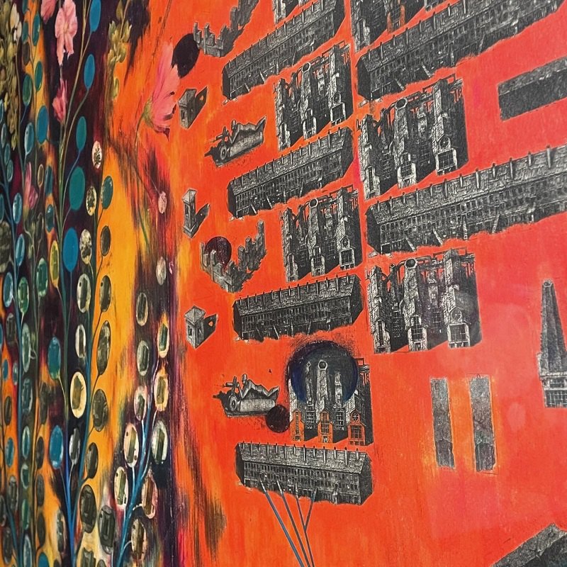 Фрагмент роботи Павла Макова «Маріуполь. Мальви»