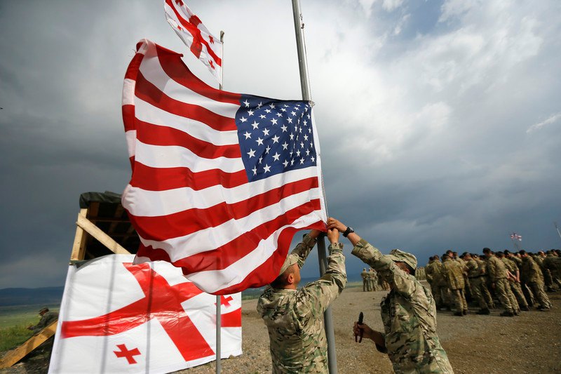 Совместные военные учения Грузии, Великобритании и США ‘Noble Partner 2016’, 24 мая 2016 года. 