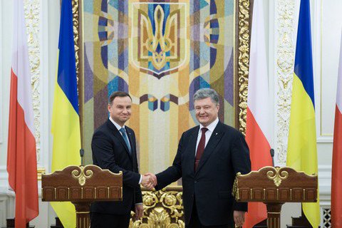 Президенты Украины и Польши подписали совместную декларацию (текст)