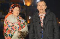 Активисты Евромайдана поздравили Украину с Новым годом