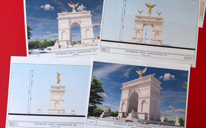 Бальної зали мало: Трамп планує збудувати у Вашингтоні тріумфальну арку