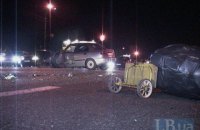 У Києві пішохід-порушник спровокував жорстку аварію