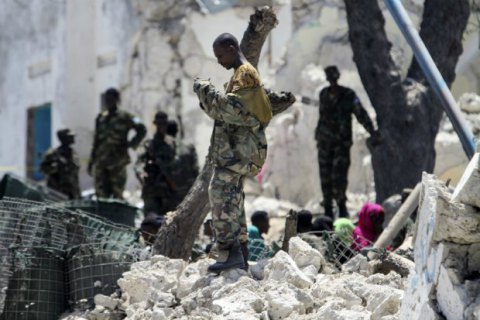 При взрыве у здания ООН в Сомали пострадали охранники