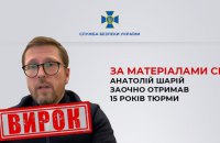Анатолія Шарія заочно засудили до 15 років ув’язнення 