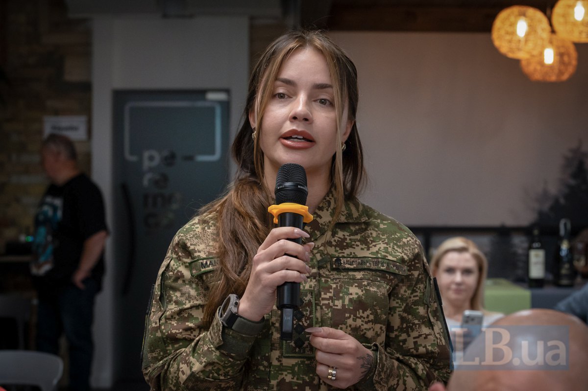 Анна Максимчук, військовослужбовиця НГУ, авторка хабу ‘Захисник’