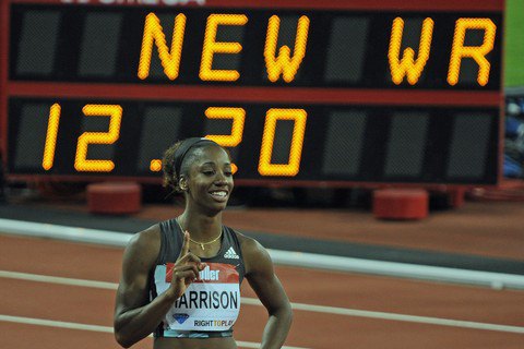 Американка, не попавшая в Рио, побила 28-летний рекорд в беге на 100 м с барьерами