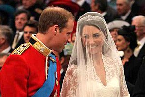 ​Кейт и принц Уильям стали мужем и женой