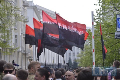 Националисты готовят в Киеве марш в поддержку наступления на Донбассе