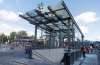 Через пошкодження після атаки РФ у Києві закрили один з виходів станції метро “Святошин” 