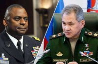 Глава Пентагона и министр обороны РФ поговорили впервые с начала войны в Украине
