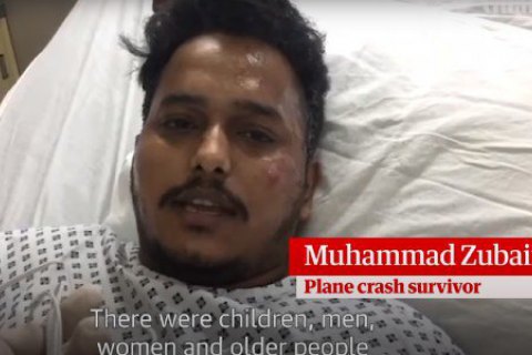 Выживший при крушении самолета в Пакистане рассказал, как ему удалось спастись