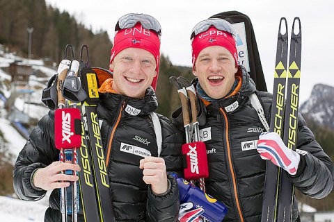 Норвежской братской дуэлью завершился мужской спринт на этапе Кубка мира по биатлону