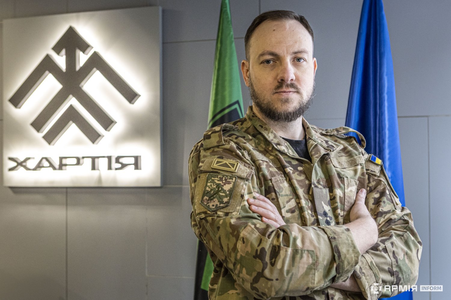 Начальник служби безпілотних систем 13 бригади НГУ «Хартія» Ігор Райков, позивний Еней