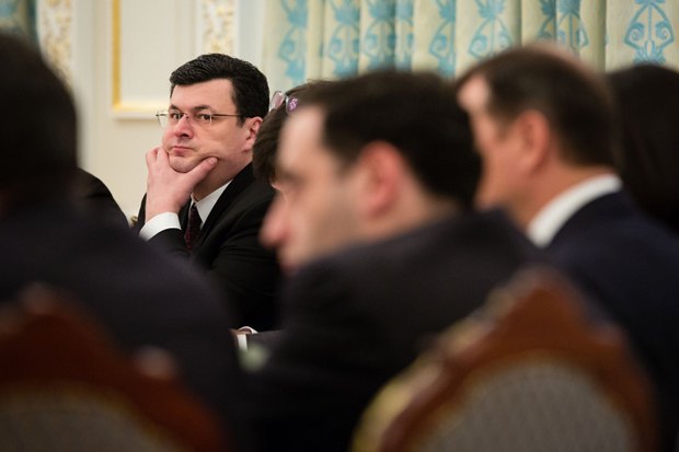 Министр здравоохранения Александр Квиташвили во время заседания Национального совета реформ
