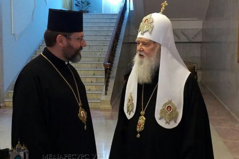 Филарет попросил УГКЦ отказаться от намерения провести литургию в Святой Софии