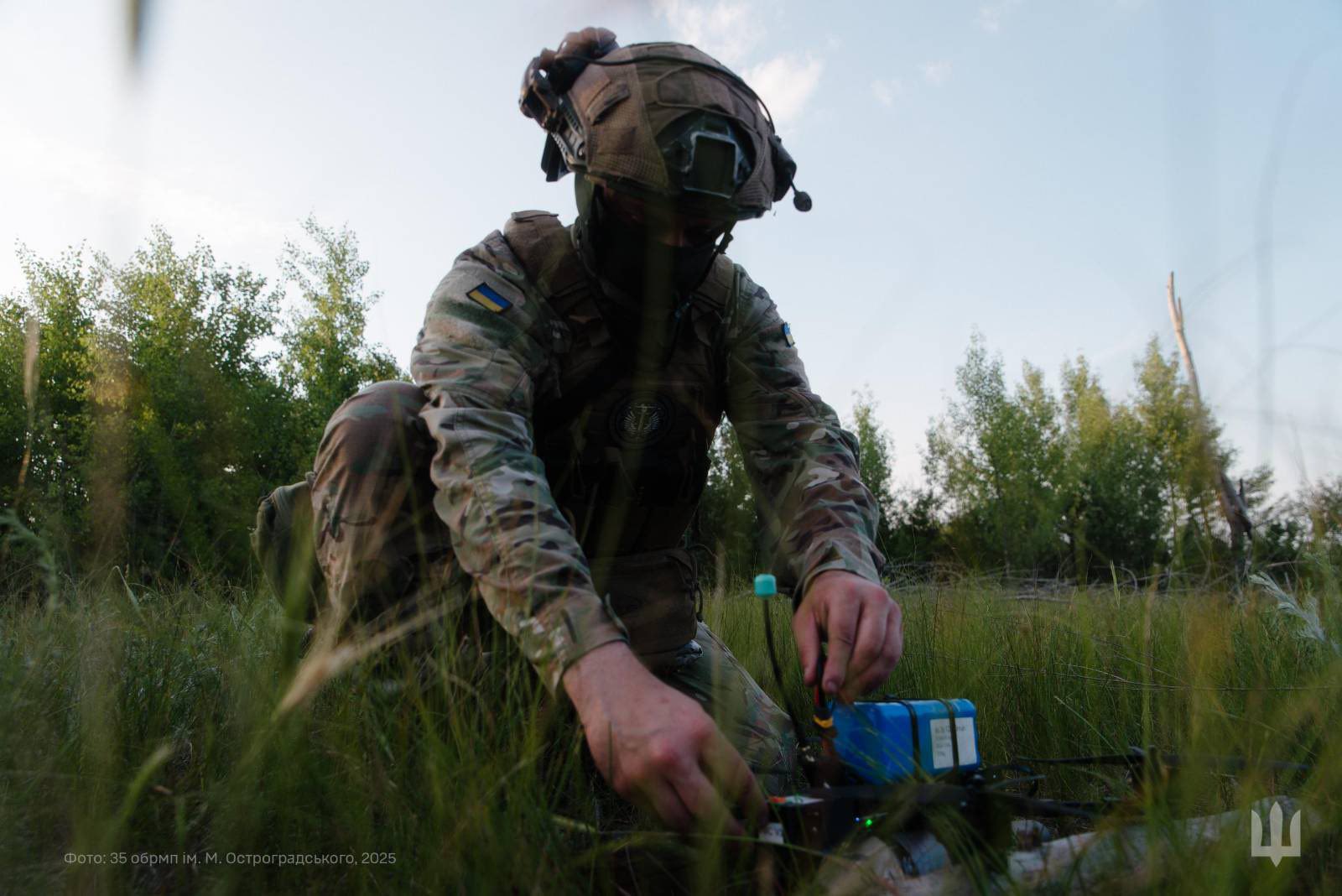 Екіпаж FPV, морпіхи 137 окремого Батальйону Морської піхоти 35 окремої Бригади Морської Піхоти