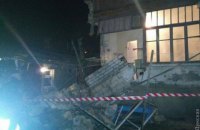 В Одессе обвалилась стена жилого дома 