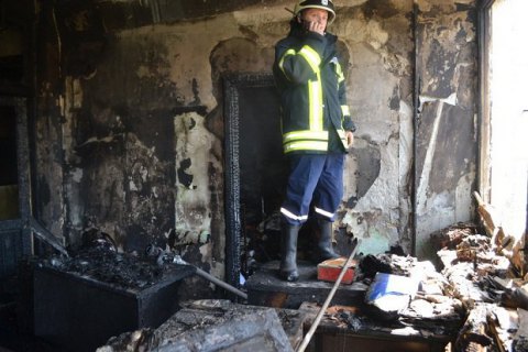 В Одесі горіла будівля Держакадемії будівництва і архітектури, постраждала студентка