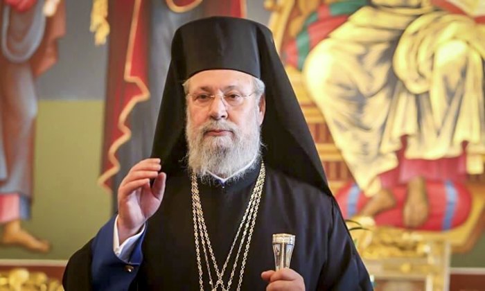 Глава Кіпрської православної церкви архієпископ Хризостом