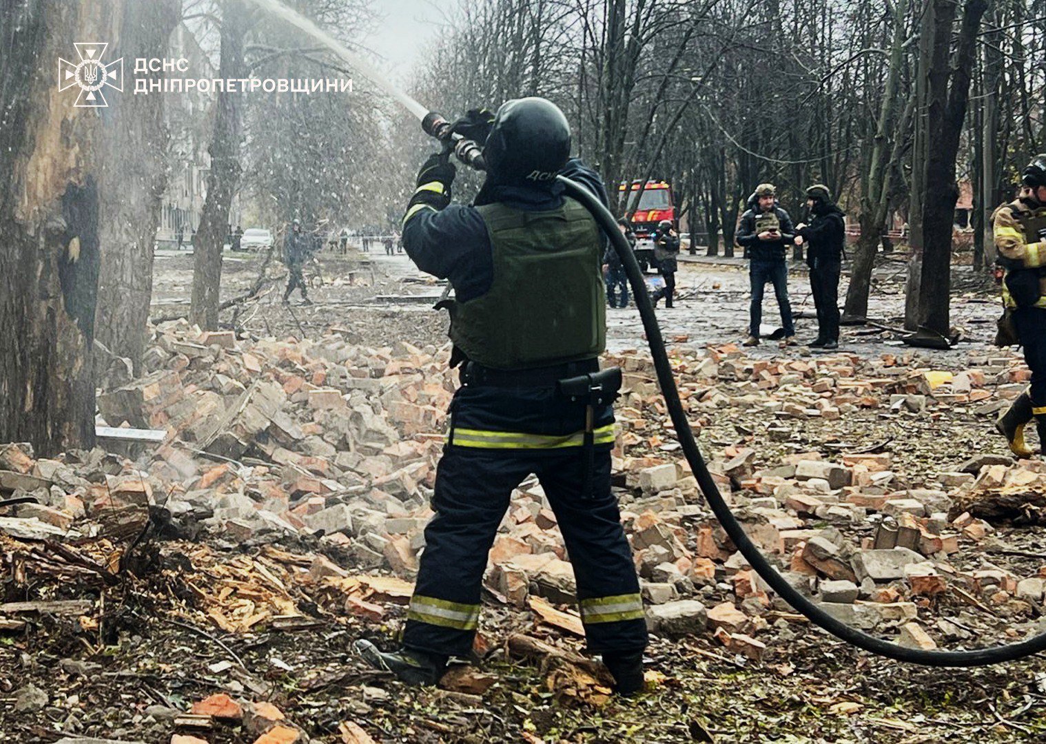 Наслідки ракетного удару по Кривому Рогу