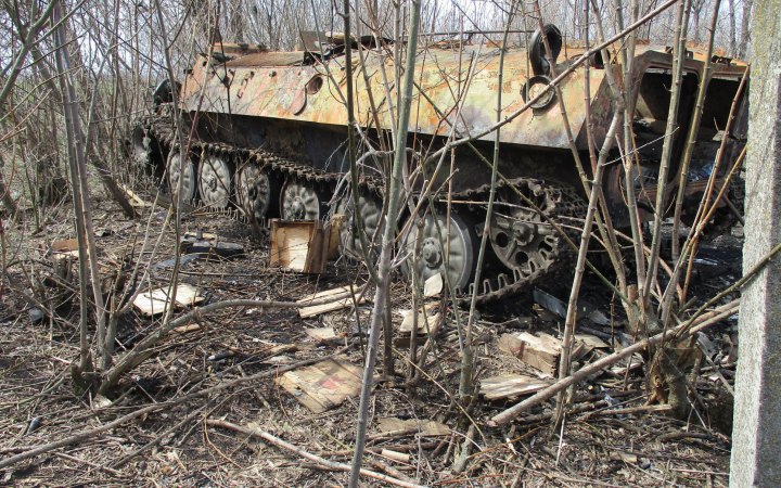 Российские оккупанты обстреляли села Запорожье