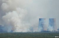 Міненерго: у районі вантажного порту Запорізької АЕС спалахнула пожежа