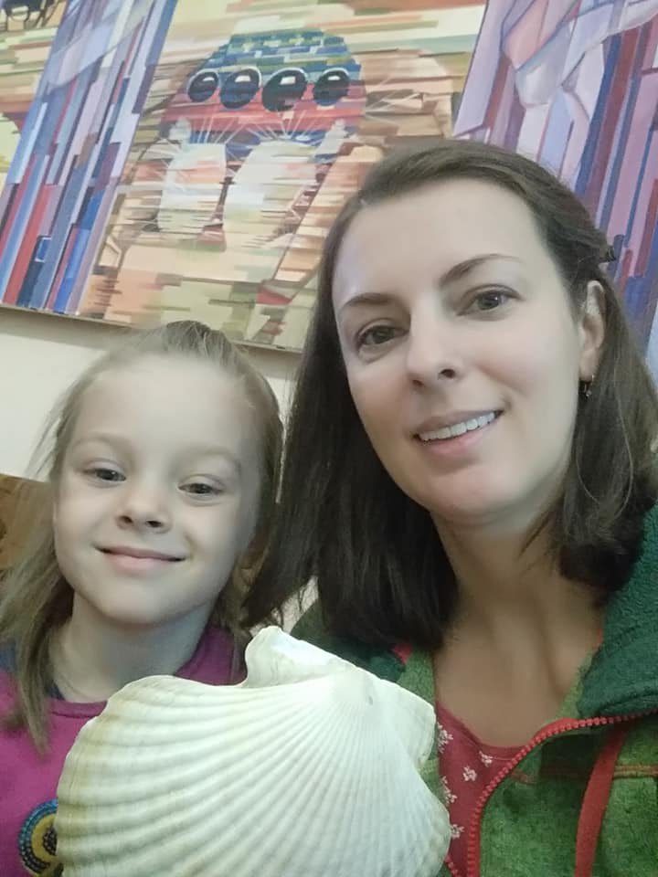 Лідія Бабич з донькою