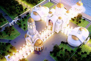 В Киеве весной начнется строительство храмового комплекса на склонах Днепра