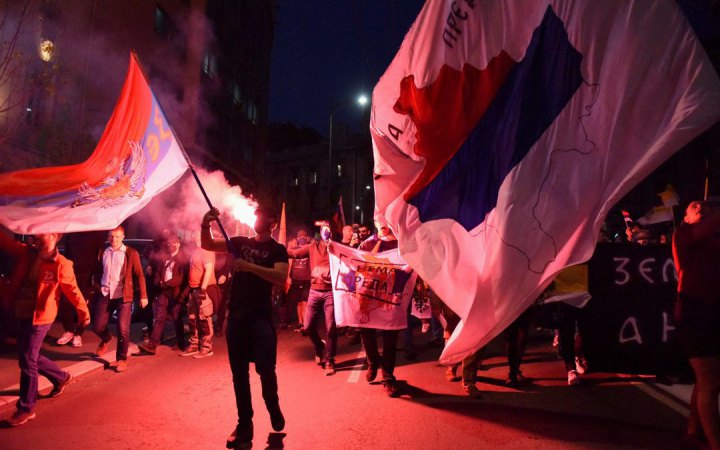 У Сербії пройшов проросійський мітинг