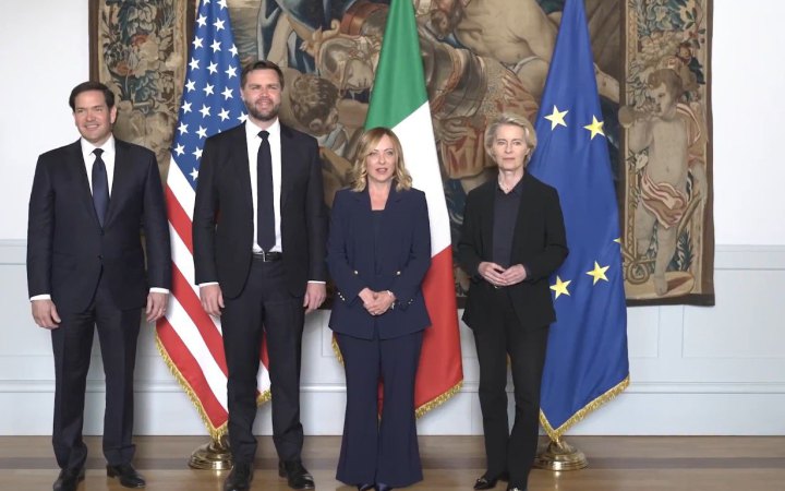 Віцепрезидент США провів переговори з президенткою Єврокомісією і прем’єркою Італії щодо торгівлі 