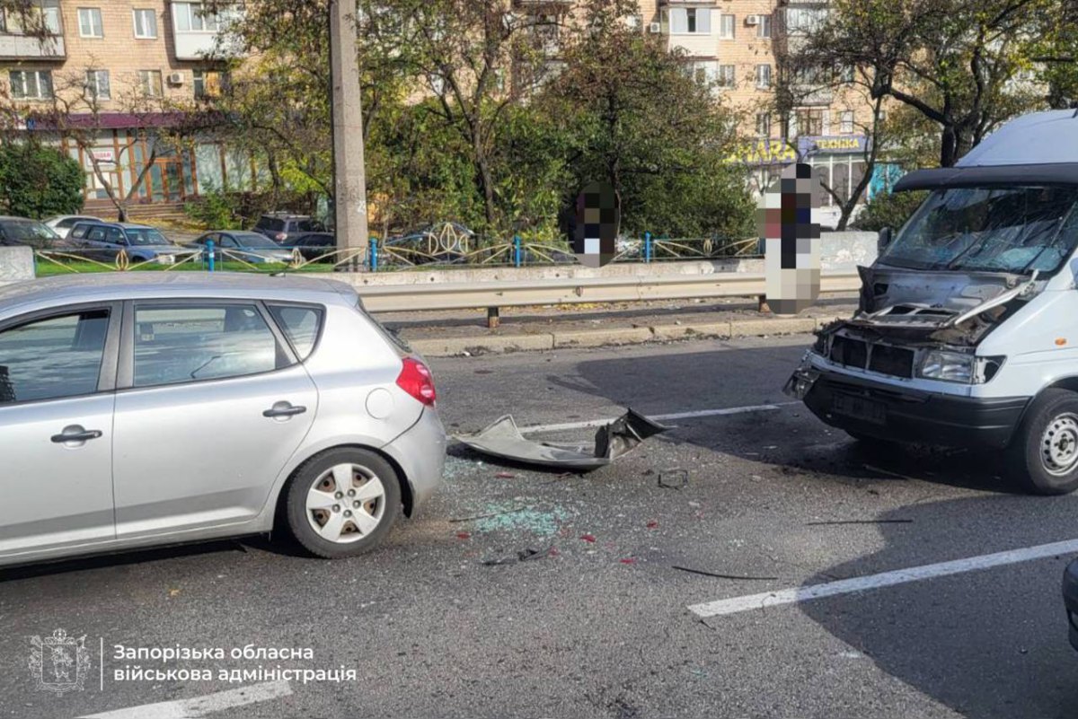 Удар по маршрутці, Запоріжжя