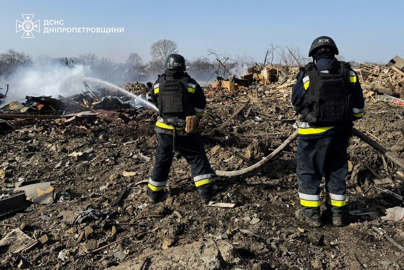 Наслідки обстрілів росіянами Дніпропетровської області