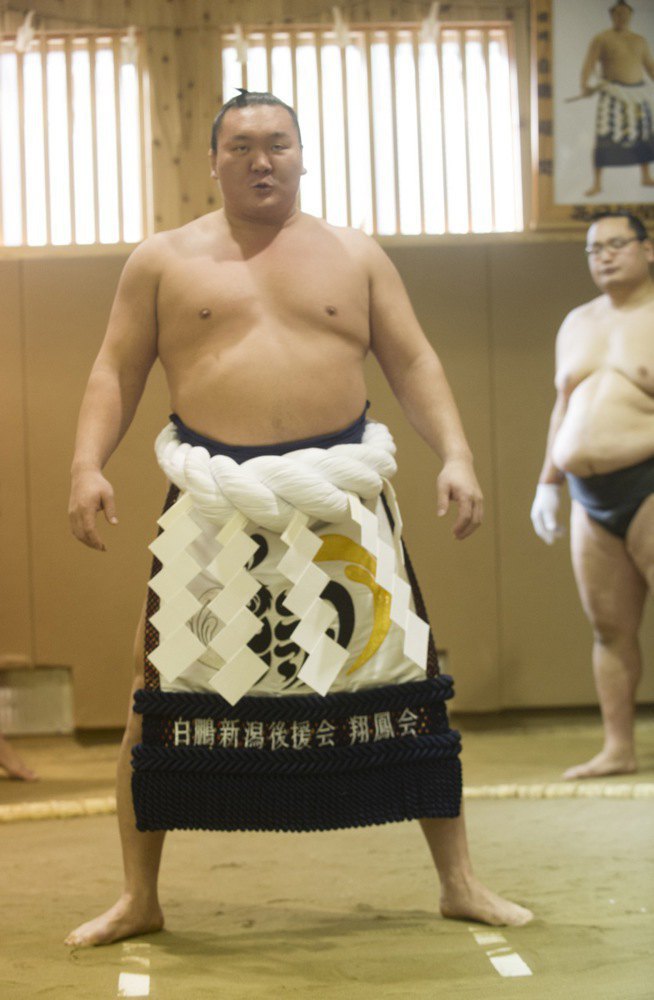 Йокодзуна Хакухо у традиційному вбранні, 2017 рік