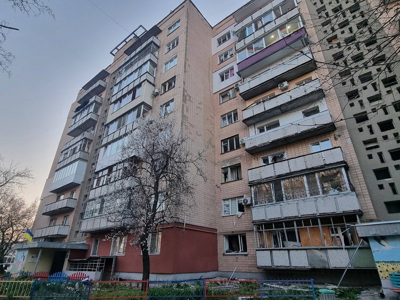 Черкаси, наслідки обстрілу