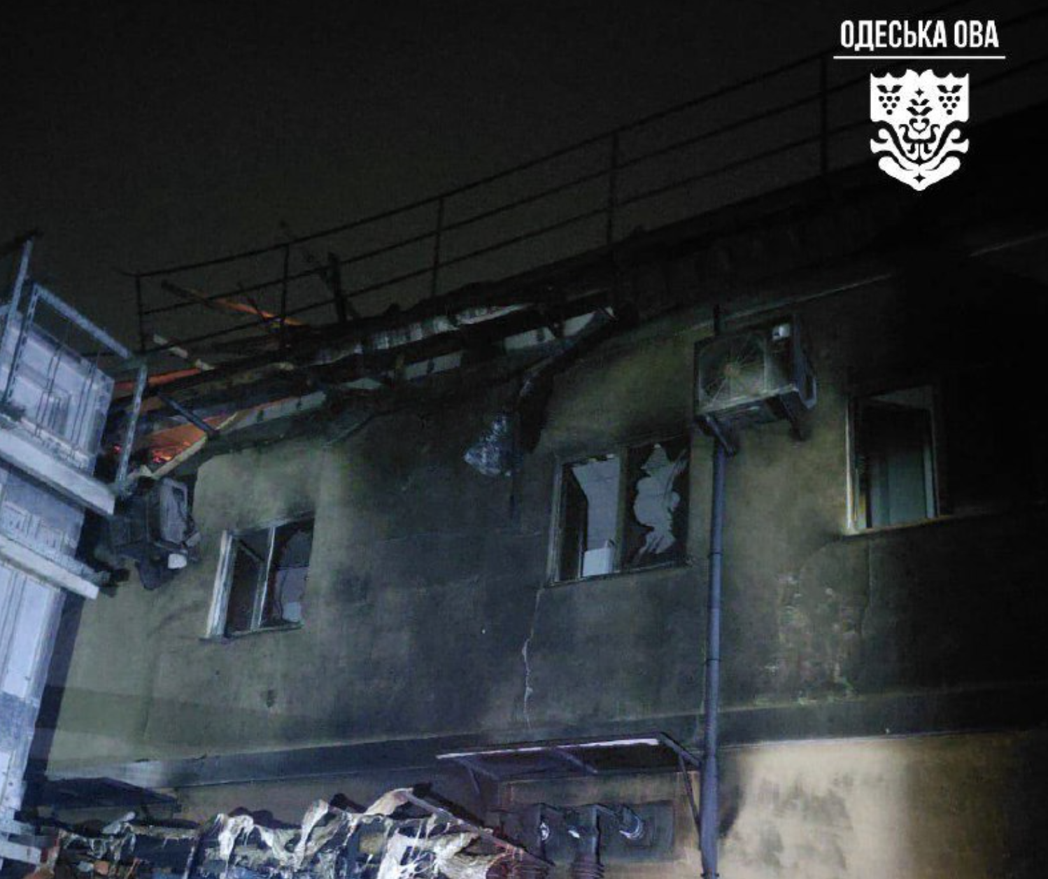 Уночі постраждала Одеська область 