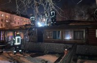 В Подольском районе Киеве горел ресторан