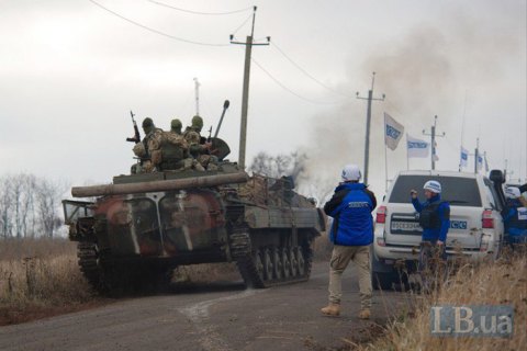 ОБСЕ зафиксировала выстрелы на участке разведения в Петровском