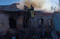 Ворог вчергове атакував Нікопольський район, пошкоджено житлові будівлі