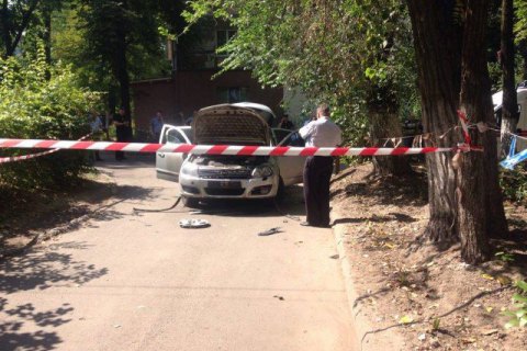 Женщина-водитель пострадала в результате взрыва автомобиля в Днепре