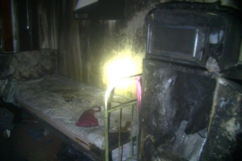 В общежитии университета радиоэлектроники в Харькове произошел пожар