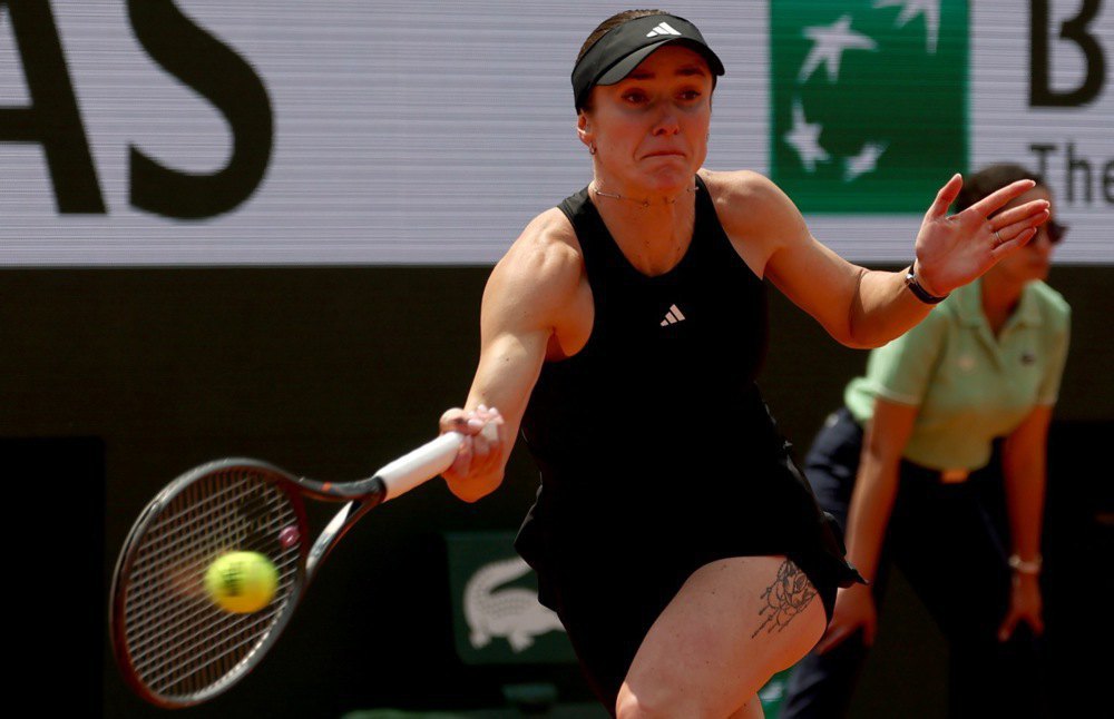 Світоліна у матчі проти Швьонтек