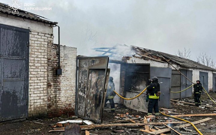 На Харківщині унаслідок російського обстрілу горіла лікарня
