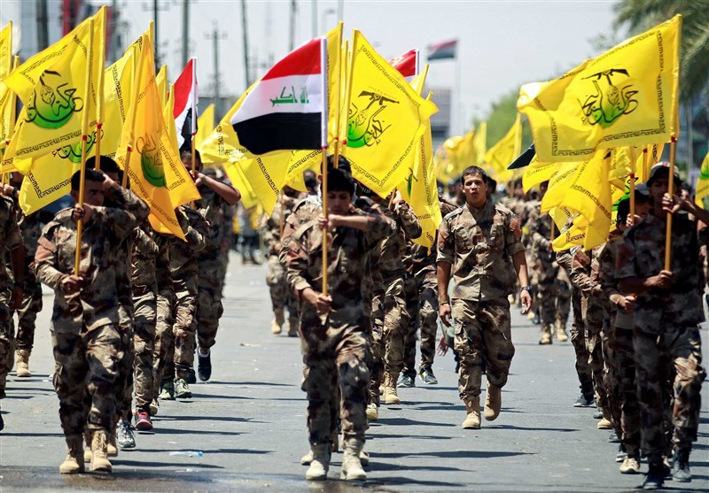 Бійці іракського ополчення Харакат Хезболла аль-Нуджаба, підготовлені Революційною гвардією Ірану