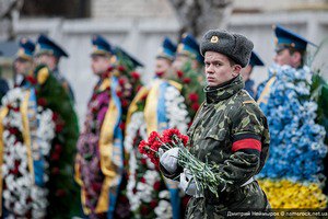 В Харькове похоронили погибшего при нападении на воинскую часть солдата