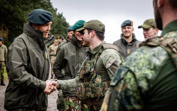 Король Нідерландів відвідав навчання українських військових