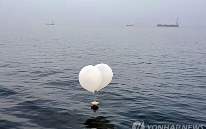 КНДР знову запустила сотні сміттєвих повітряних куль у бік Південної Кореї